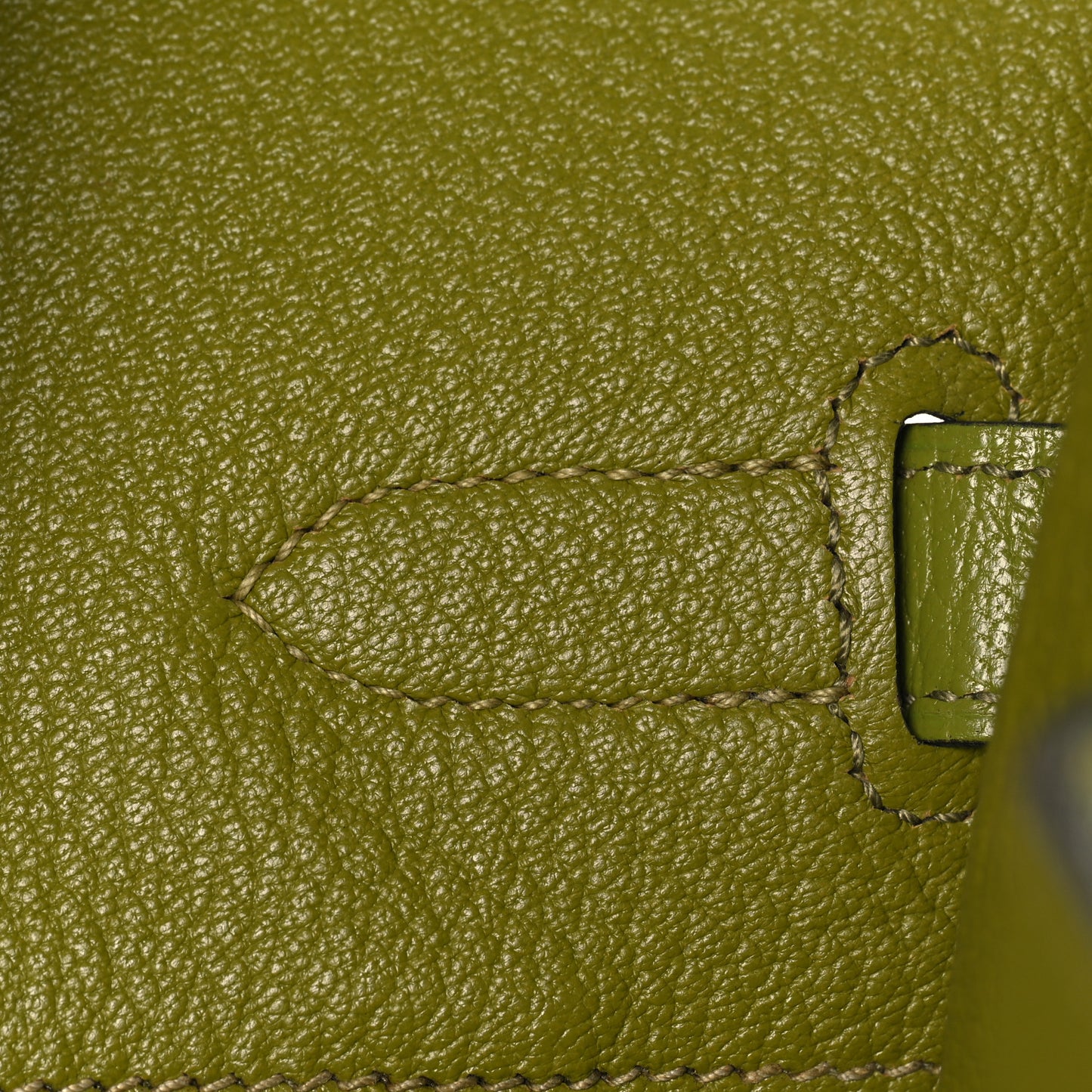 Chevre Mysore Bi-Color Birkin 30 Vert Anis Vert Chartreuse