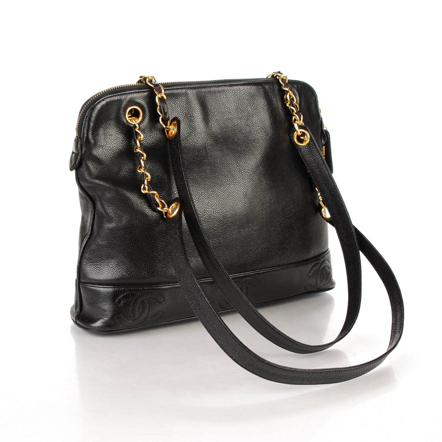 Caviar Shoulder Bag Black