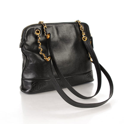 Chanel Caviar Shoulder Bag Black 3 of 9