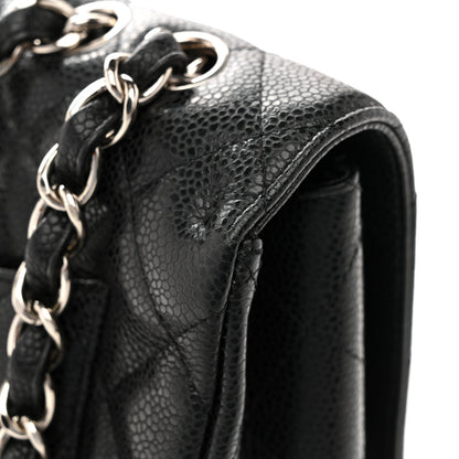 Chanel Caviar Quilted Jumbo Single Flap Black 11 of 12