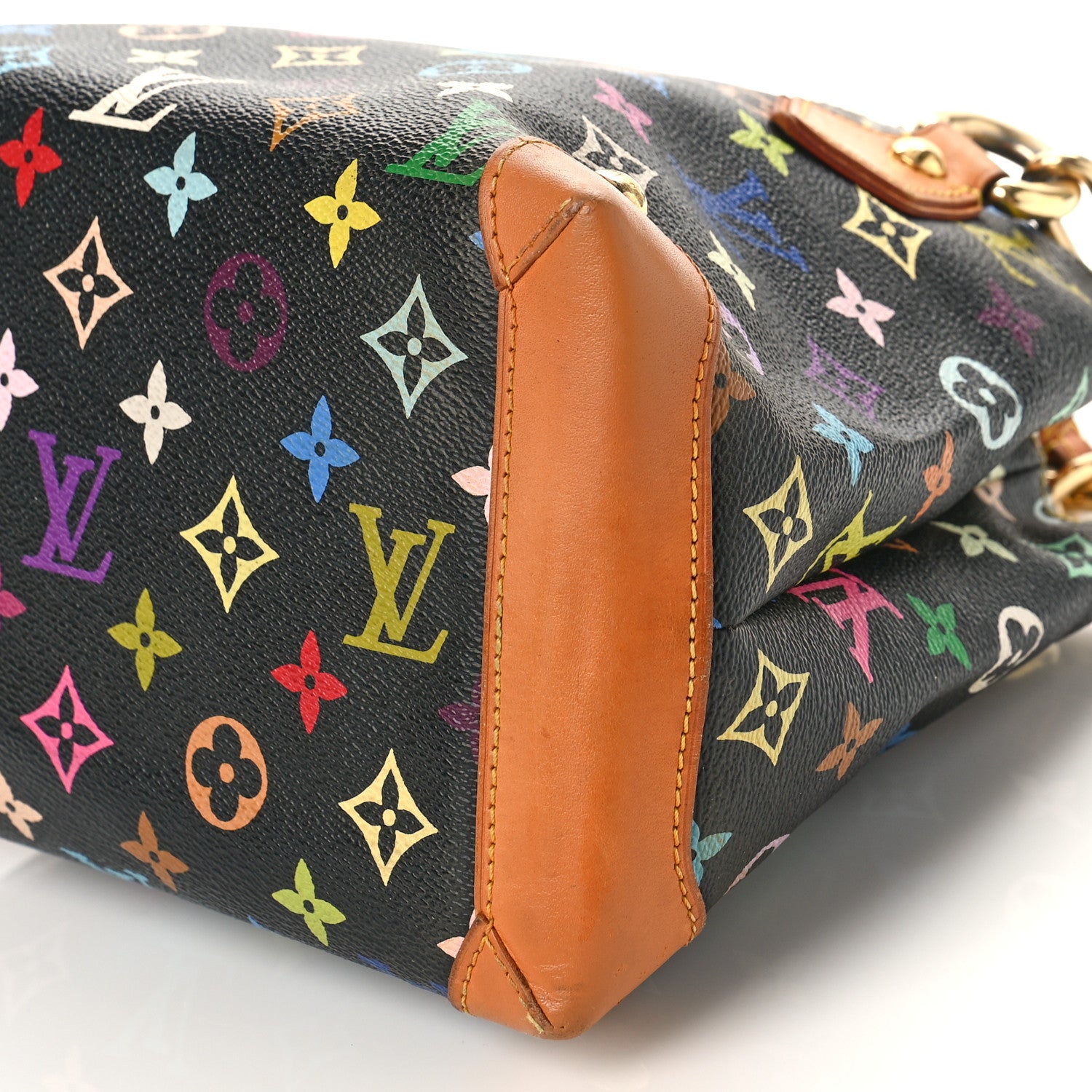 Louis Vuitton Monogram Multicolor Audra Black 7 of 10
