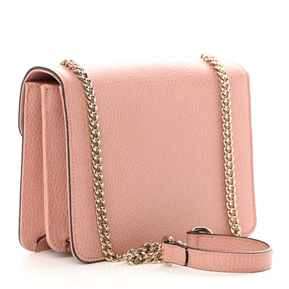 Gucci Dollar Calfskin Small Interlocking G Shoulder Bag Soft Pink 3 of 10
