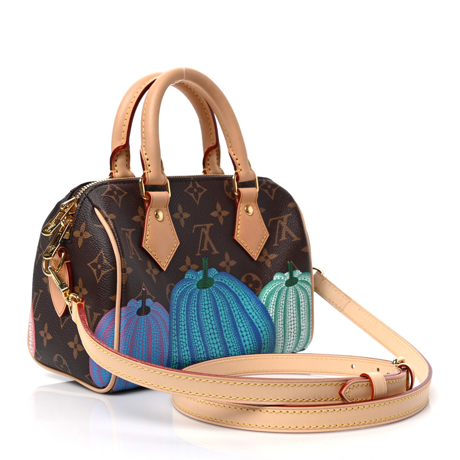 Louis Vuitton LV X YK Monogram Pumpkins Speedy Bandouliere 20 3 of 7