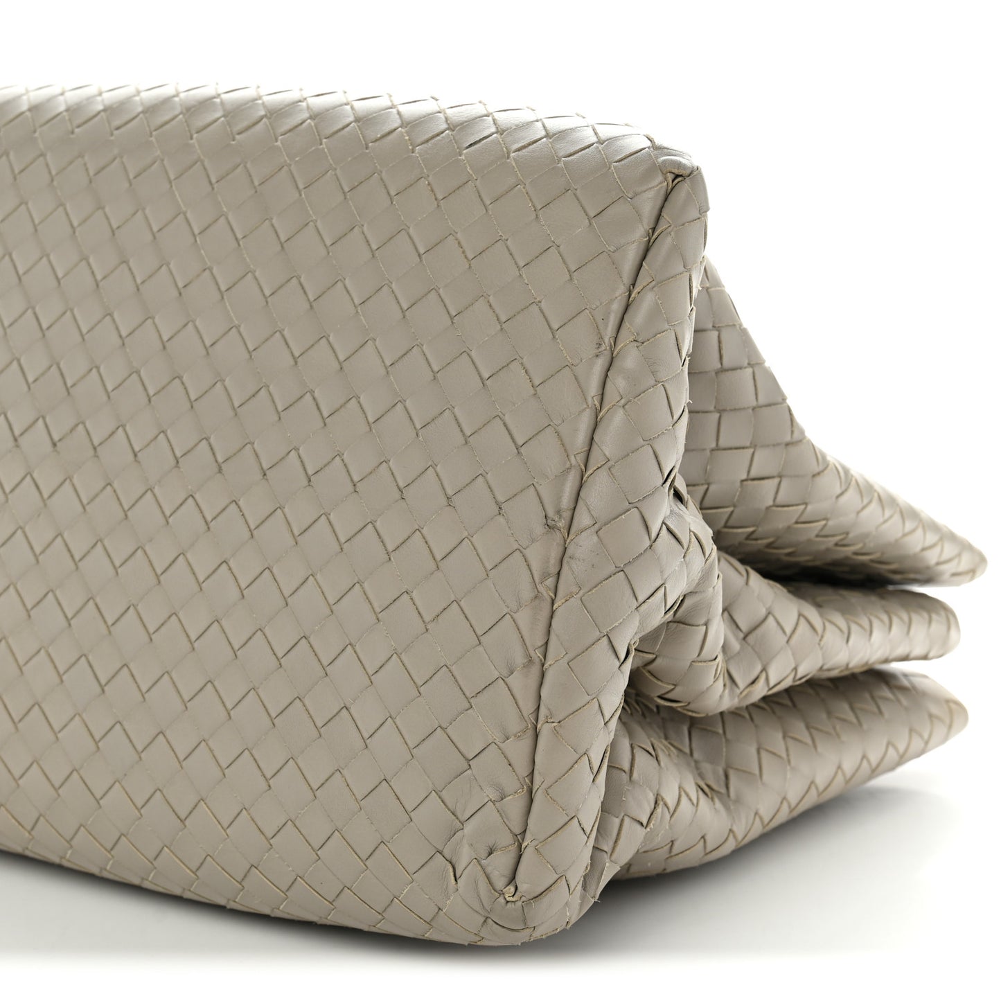 Nappa Intrecciato Large Roma Tote Fume