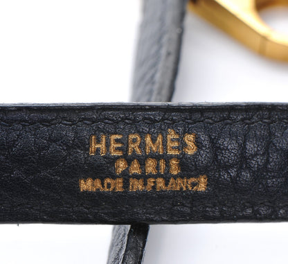 Hermes Fjord Kelly Retourne 32 Bleu Marine 21 of 29