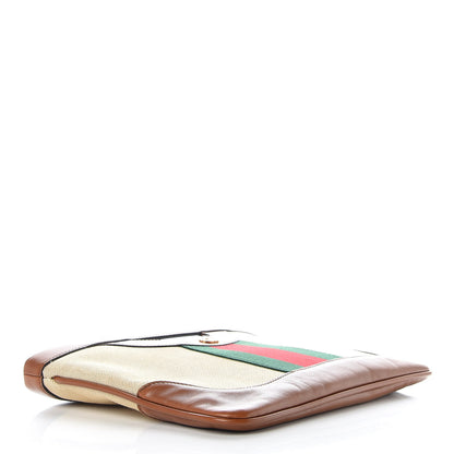 Gucci Canvas Large Vintage Shoulder Bag Brown 5 of 10