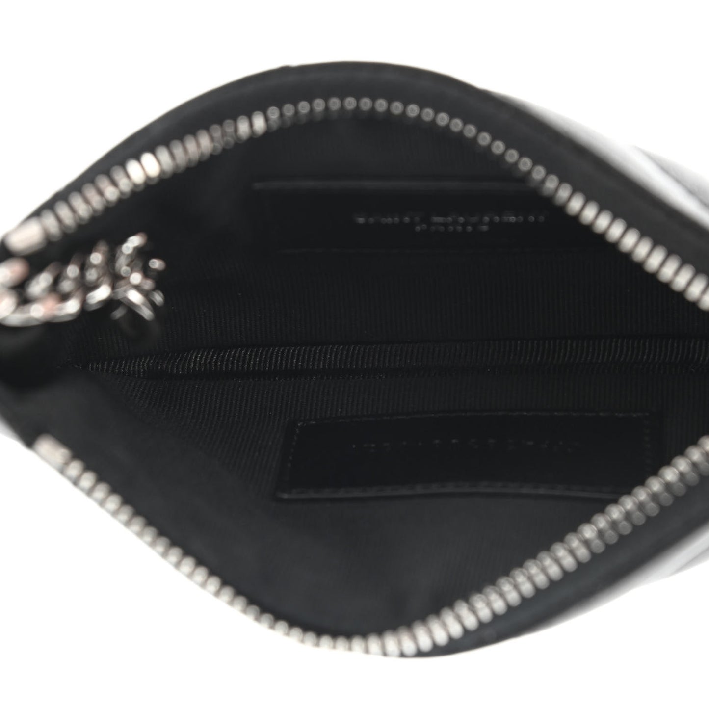 Calfskin Matelasse Monogram Key Pouch Black