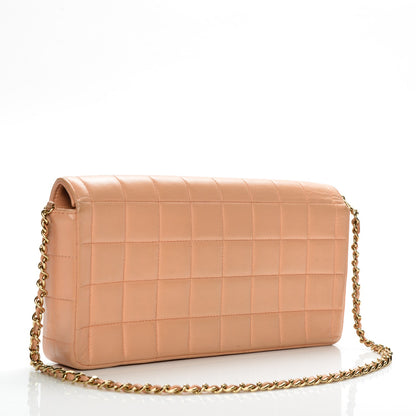 Chanel Lambskin East West Chocolate Bar Flap Pink 3 of 8