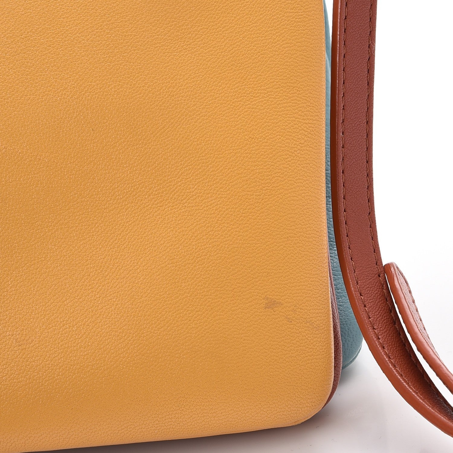 Celine Lambskin Small Multicolor Trio Crossbody Bag Antarctic 11 of 11