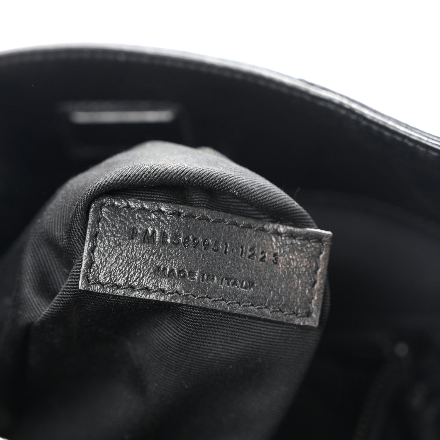 Saint Laurent Crinkled Calfskin Matelasse Monogram Medium Niki Shopper Tote Black 7 of 10