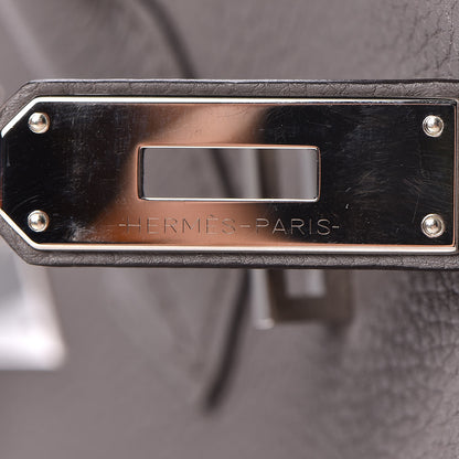 Hermes Togo Birkin 30 Etain 28 of 41