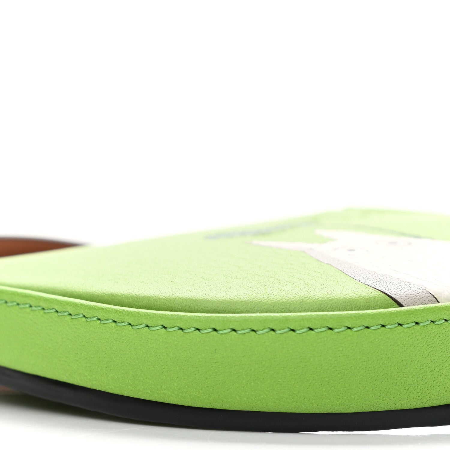 Loewe X MY NEIGHBOR TOTORO Calfskin Mini Heel Pouch Apple Green 8 of 10