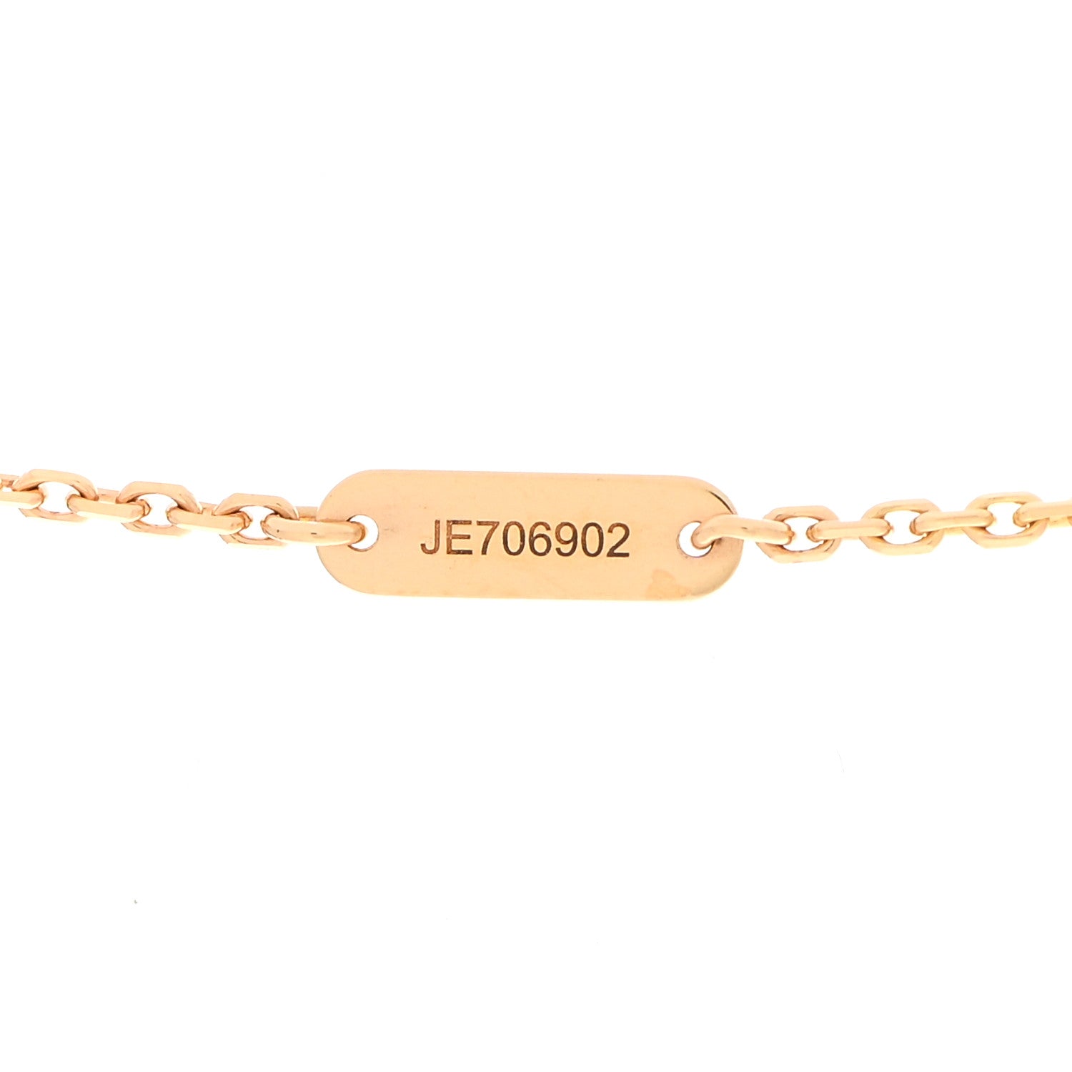 Van Cleef & Arpels 18K Yellow Gold Mother of Pearl Vintage Alhambra Pendant Necklace 5 of 7