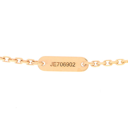 Van Cleef & Arpels 18K Yellow Gold Mother of Pearl Vintage Alhambra Pendant Necklace 5 of 7