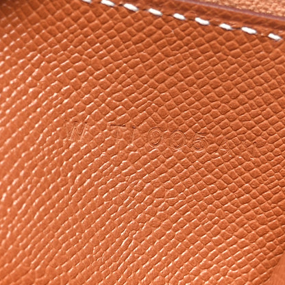 Hermes Epsom Bearn Gusset Wallet Gold 8 of 9