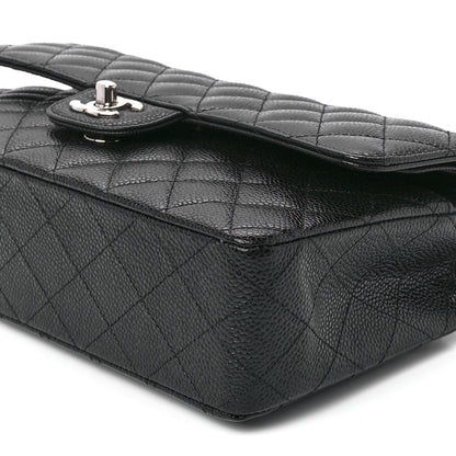 Chanel Caviar Quilted Medium Double Flap Black 12 of 13