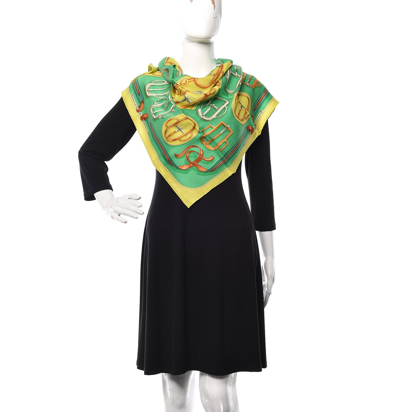 Silk Bouclerie D'Attelage Scarf 70