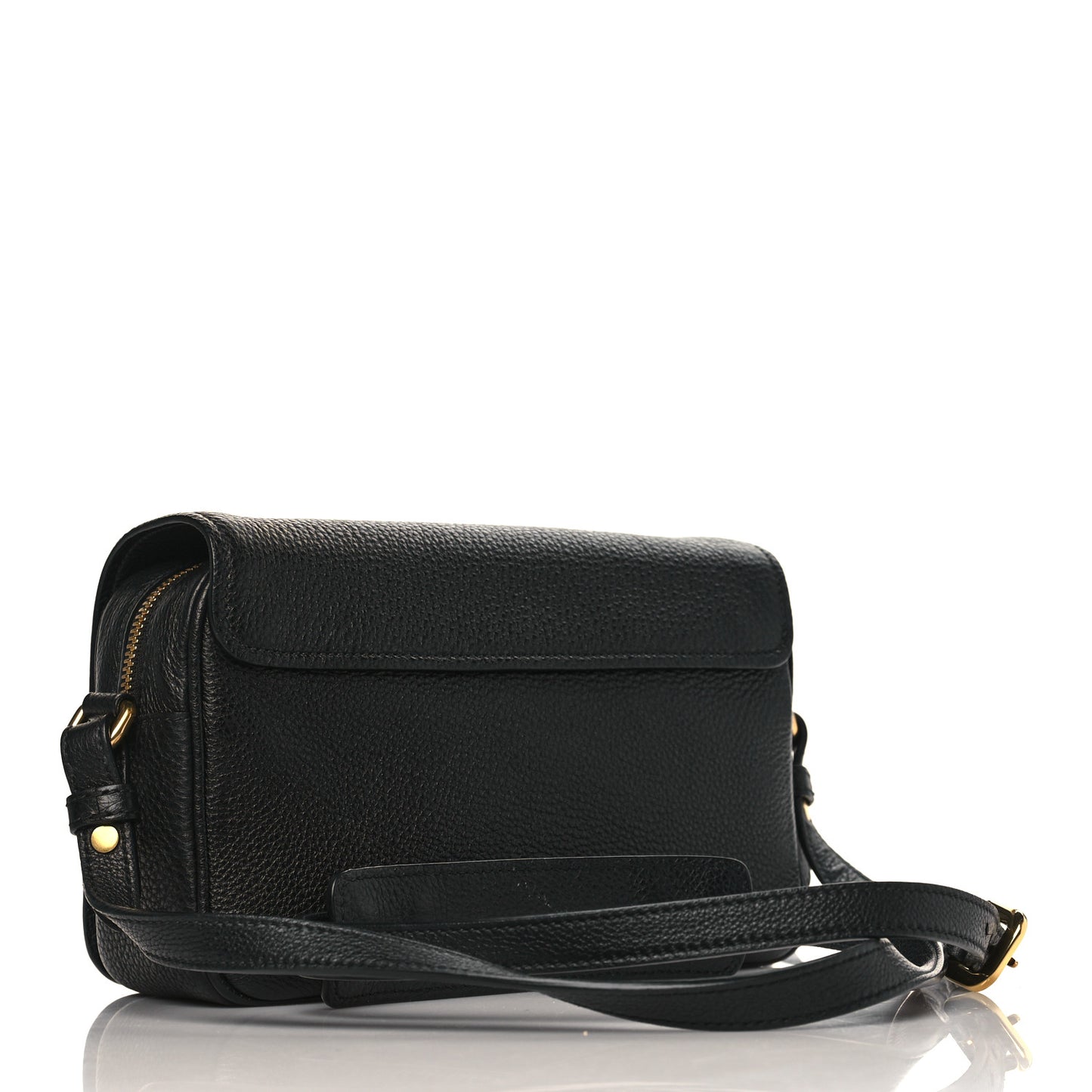 Vitello Phenix Crossbody Bag Black