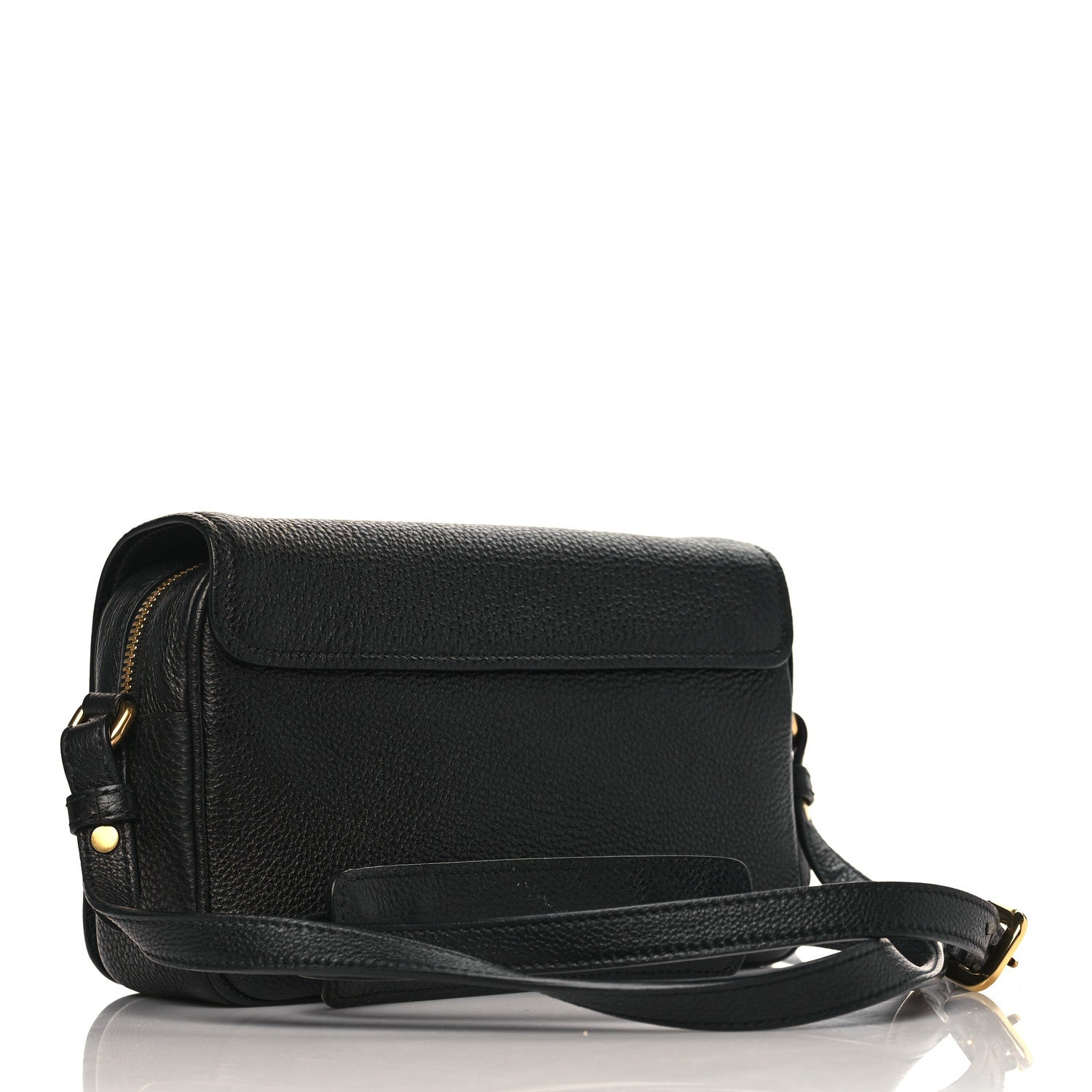 Prada Vitello Phenix Crossbody Bag Black 2 of 9