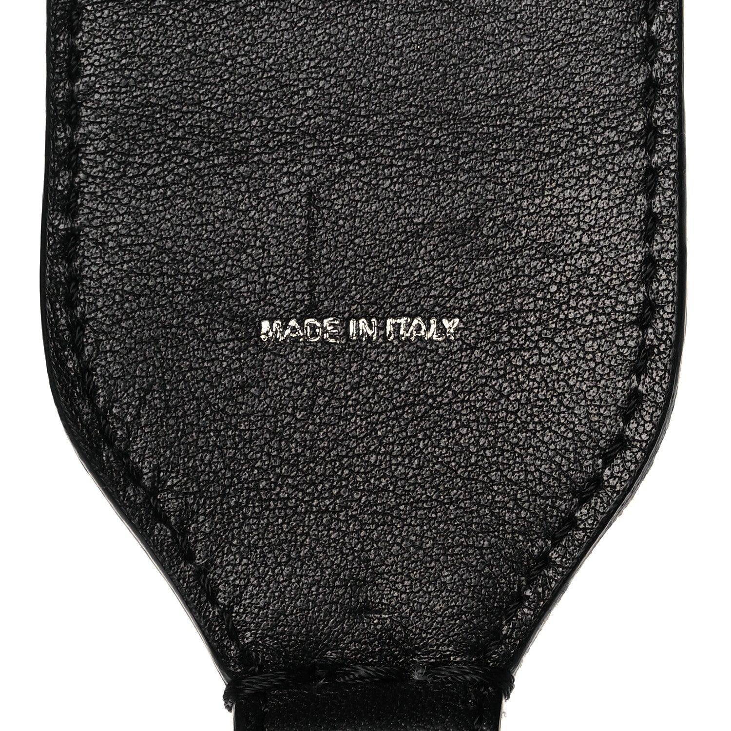 Fendi Velvet Tapestry Calfskin FF Reloaded Mini Strap You White Black 5 of 7