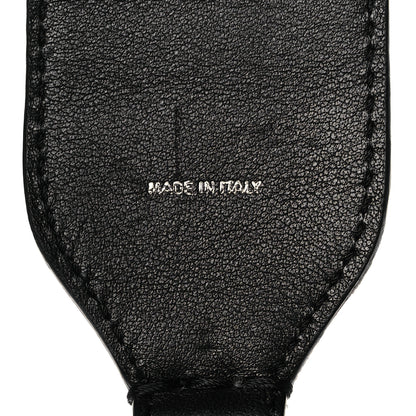 Fendi Velvet Tapestry Calfskin FF Reloaded Mini Strap You White Black 5 of 7