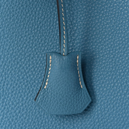 Hermes Togo Birkin 35 Blue Jean 23 of 32