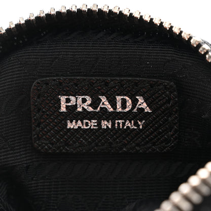 Prada Tessuto Nylon Mini Pouch Black Purse Black 7 of 7