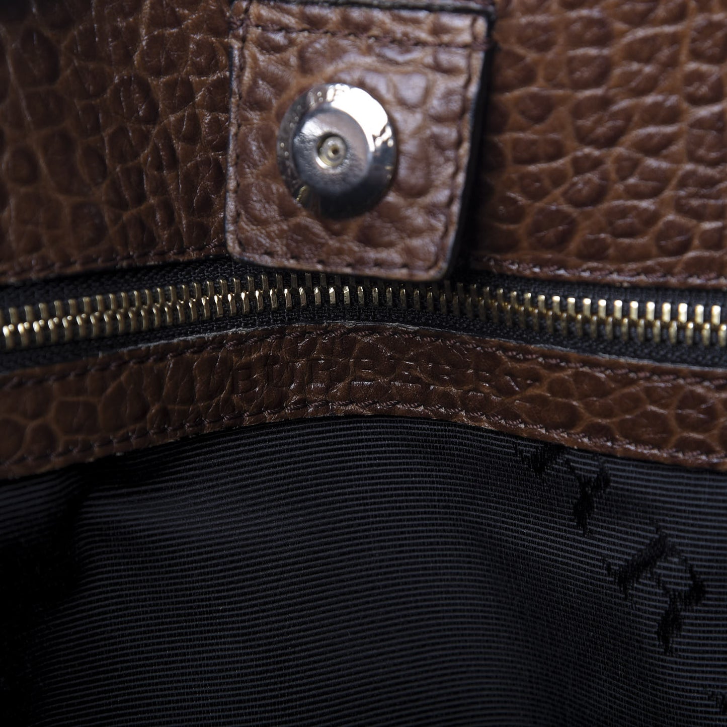 Heritage Grain Medium Woodbury Tote Brown