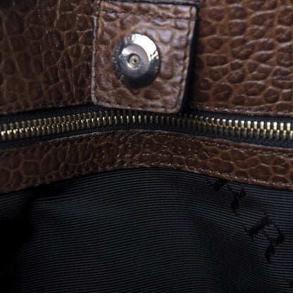 Burberry Heritage Grain Medium Woodbury Tote Brown 8 of 8