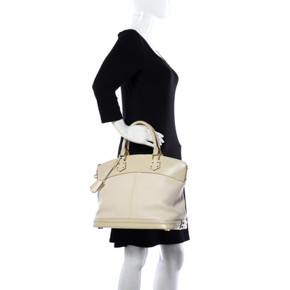 Louis Vuitton Suhali Lockit MM White 2 of 9