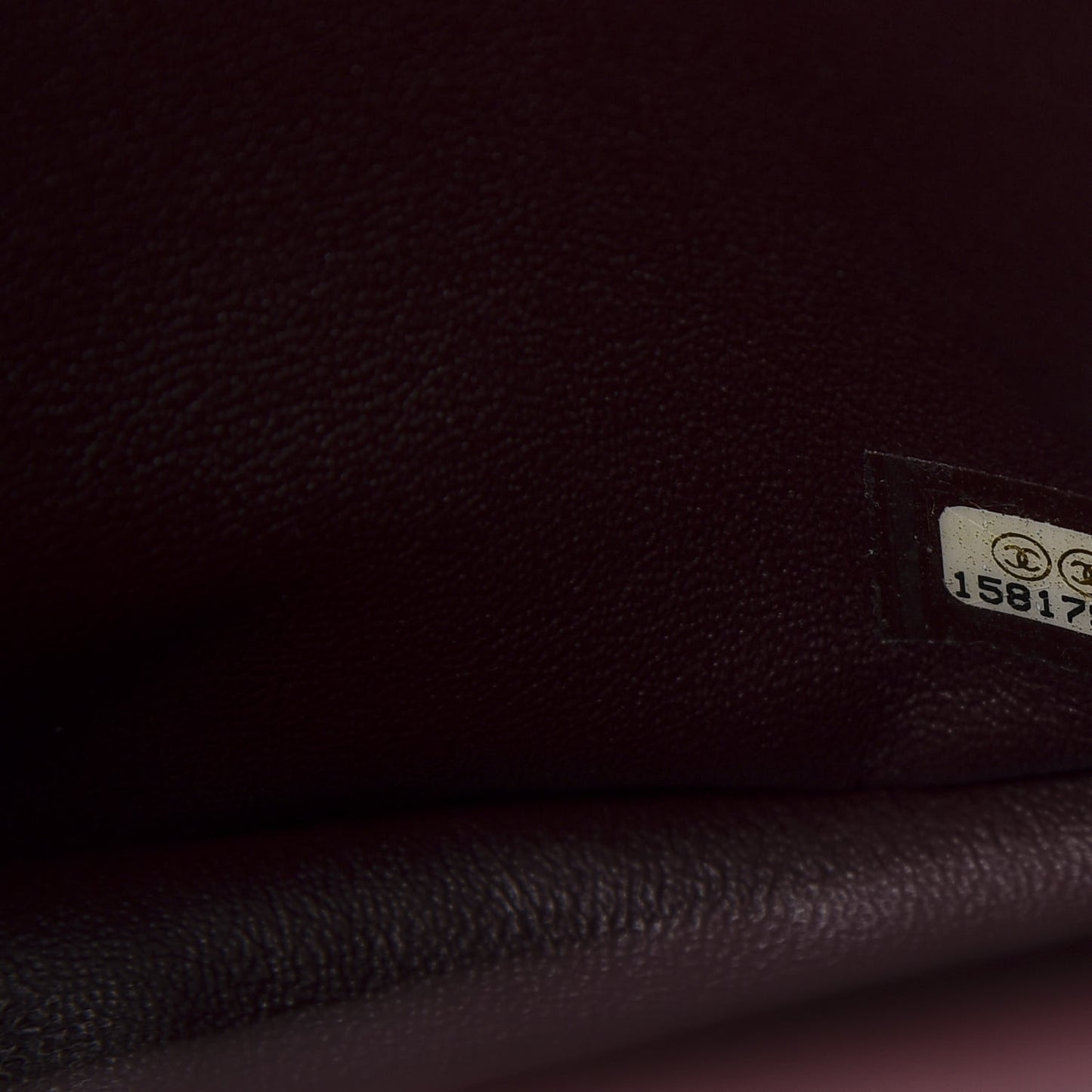 Lambskin Quilted Jumbo Double Flap Black