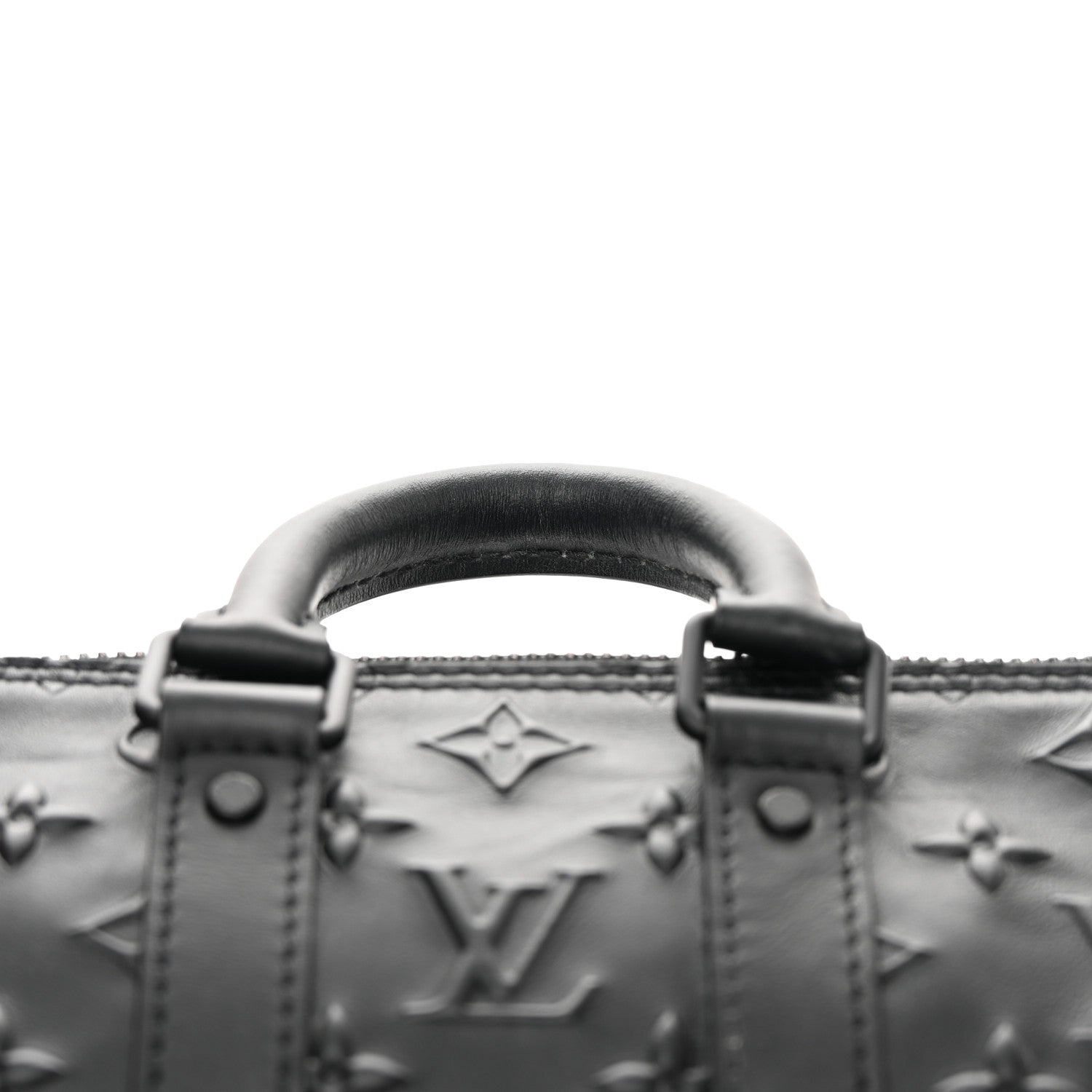 Louis Vuitton Monogram Seal Keepall XS Black 11 of 14