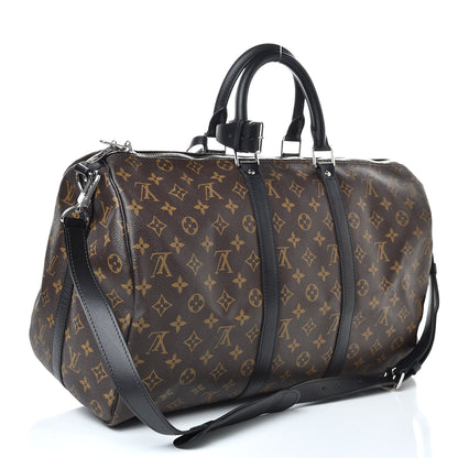 Louis Vuitton Monogram Macassar Keepall Bandouliere 45 3 of 10