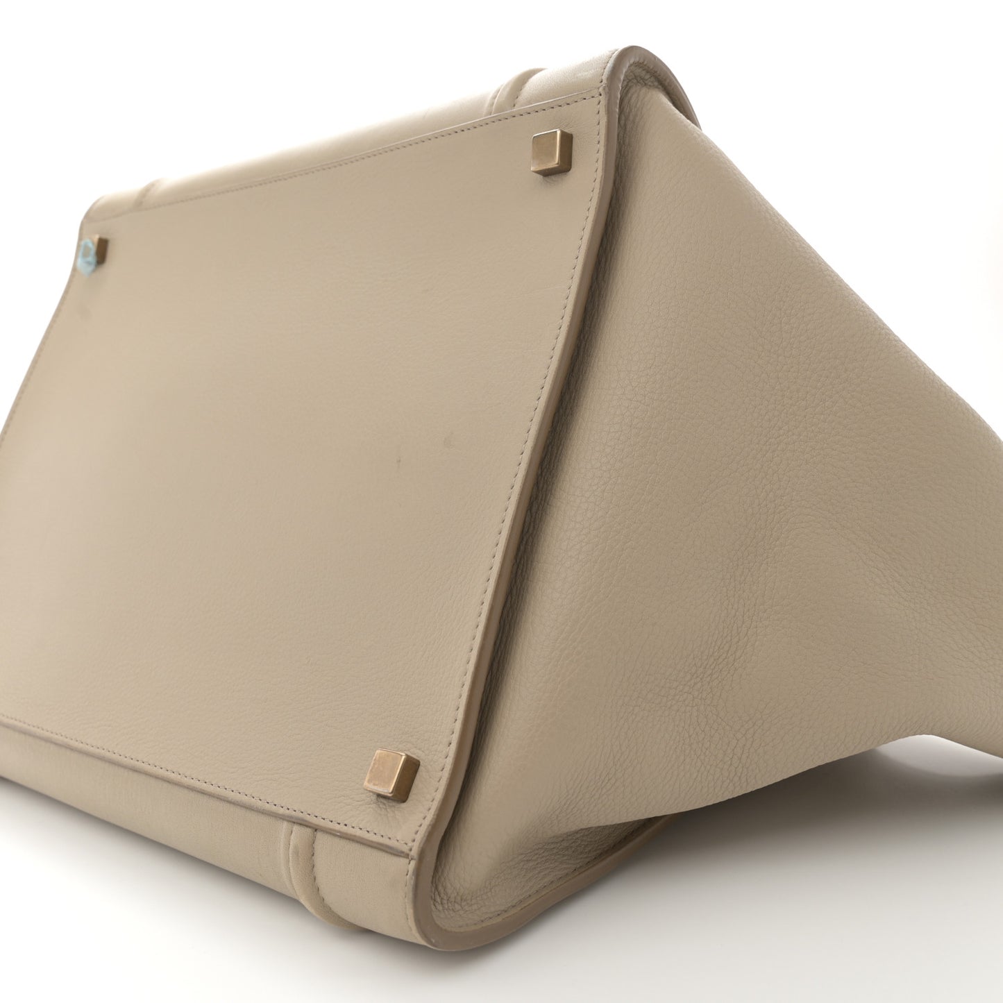 Supple Calfskin Medium Phantom Luggage Beige