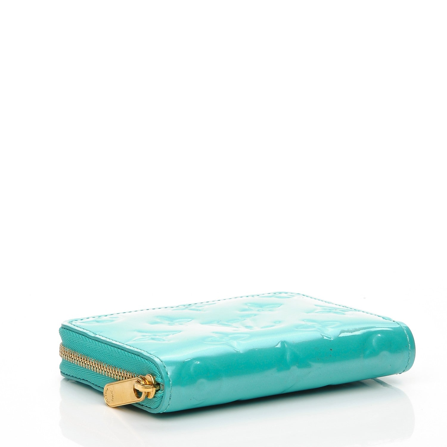 Louis Vuitton Vernis Zippy Coin Purse Blue Lagon 4 of 11