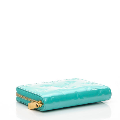 Louis Vuitton Vernis Zippy Coin Purse Blue Lagon 4 of 11