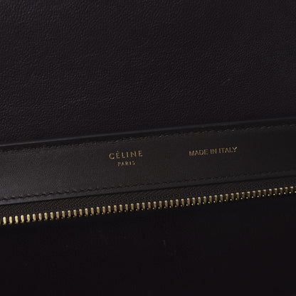 Celine Bullhide Calfskin Small Tri-Color Trapeze Almond 9 of 10