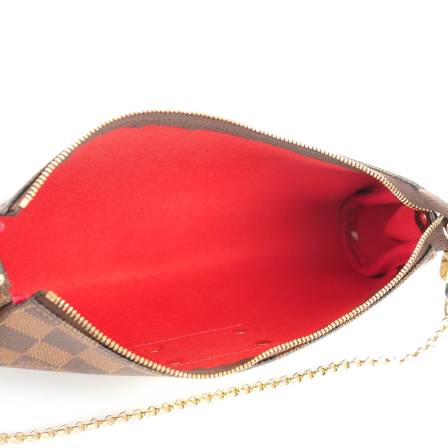 Louis Vuitton Damier Ebene Eva Clutch 5 of 8