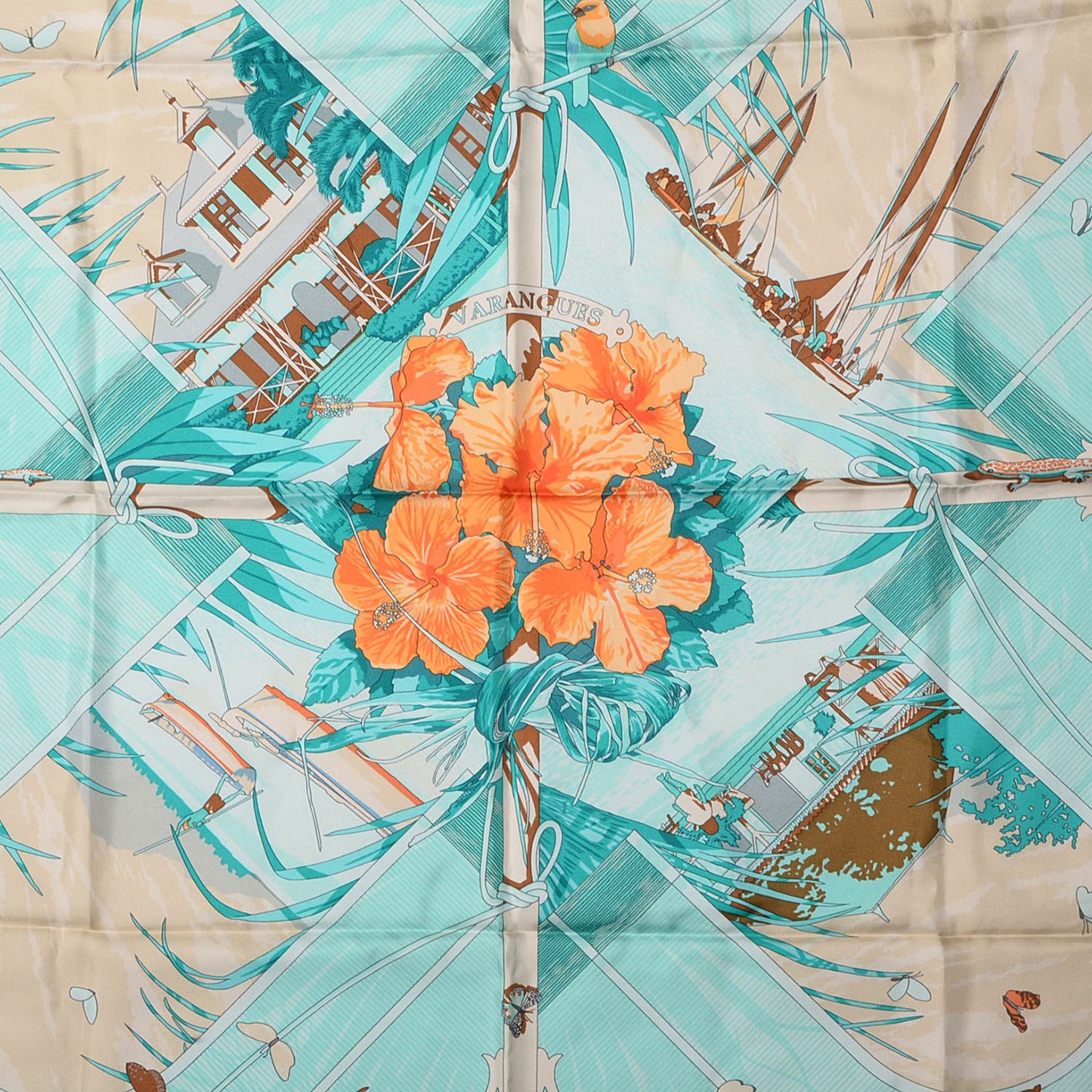 Silk Varangues Scarf 90