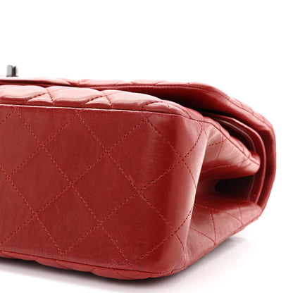 Chanel Lambskin Quilted Jumbo Double Flap Red 10 of 13