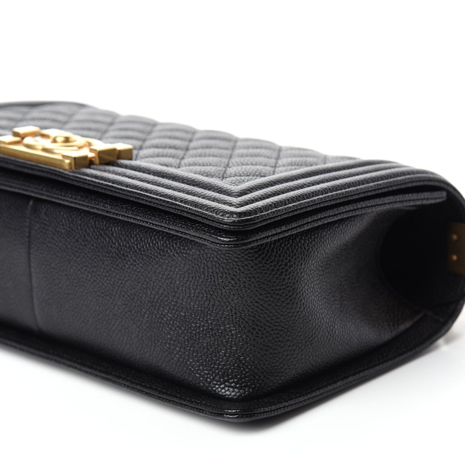 Chanel Caviar Quilted Medium Boy Flap Black 7 of 12