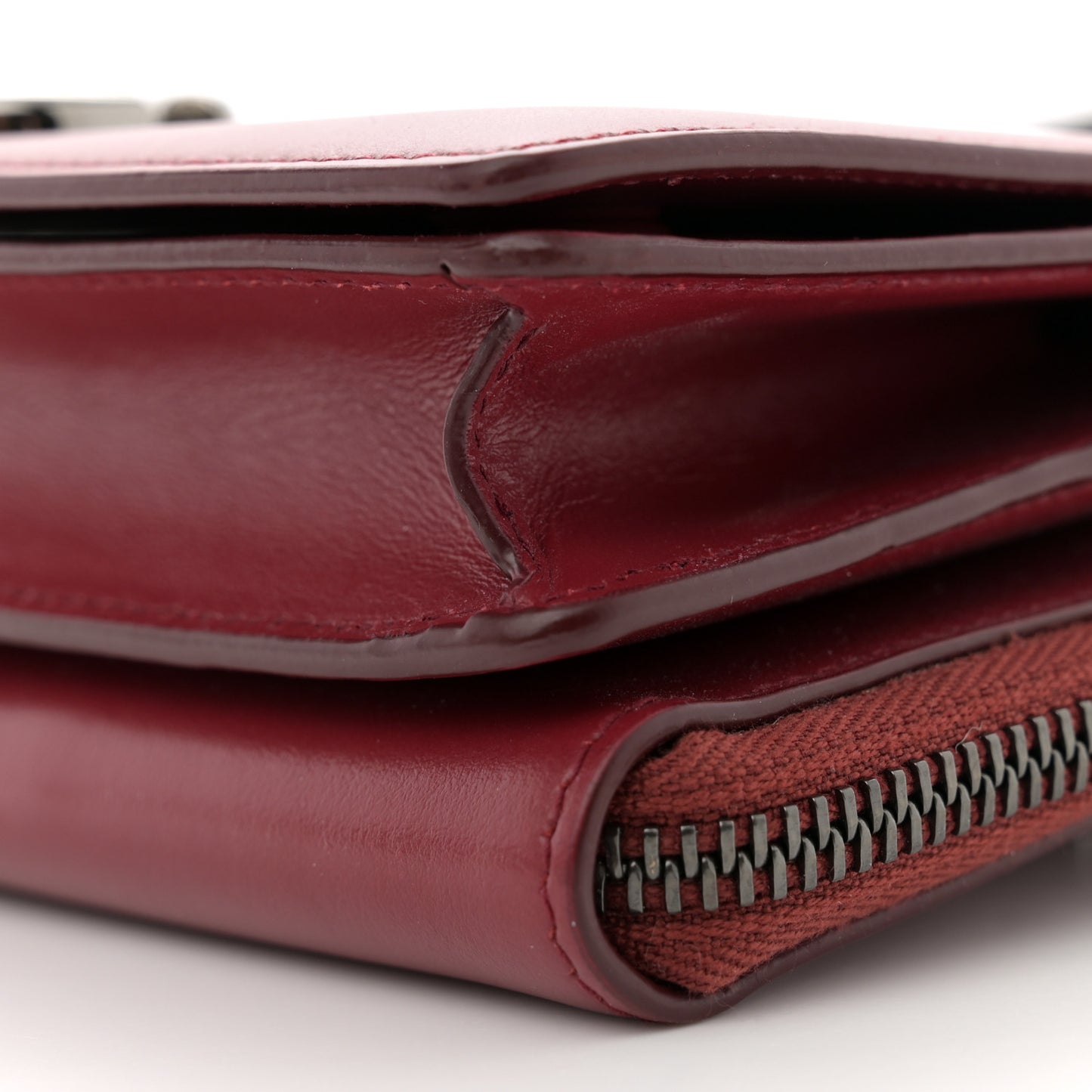 Calfskin Mini DG Convertible Bag Red