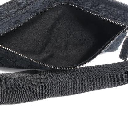 Gucci GG Monogram Double Pocket Belt Bag Black 5 of 9