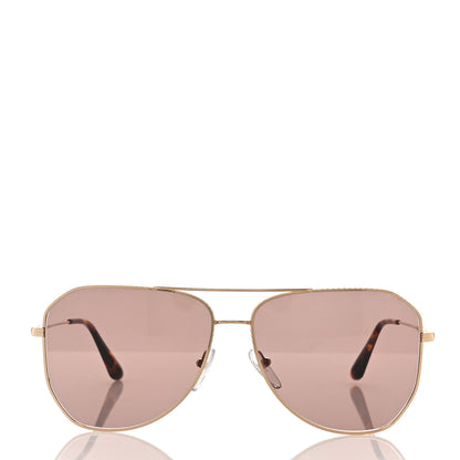 Prada Metal Aviator Sunglasses SPR66X Brown 2 of 8