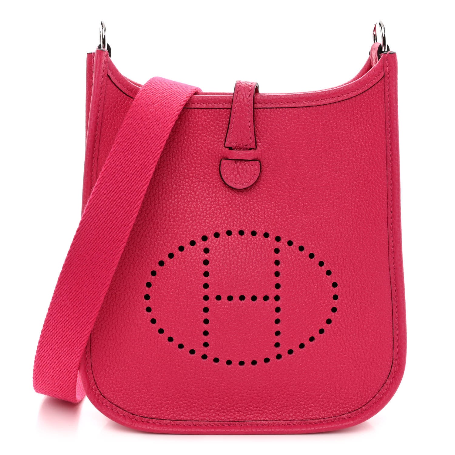 Hermes Taurillon Clemence Evelyne TPM Rose Extreme 1 of 9