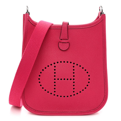 Hermes Taurillon Clemence Evelyne TPM Rose Extreme 1 of 9