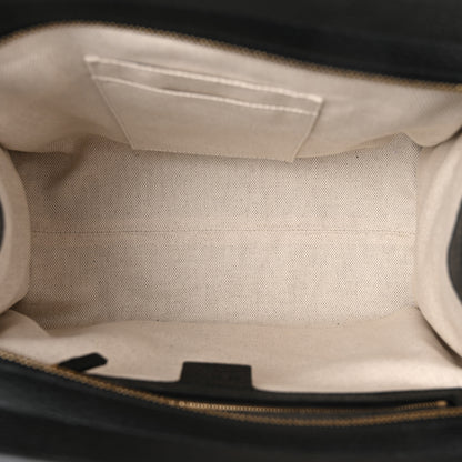 Gucci Dollar Calfskin Large Soho Top Handle Satchel Black 5 of 10