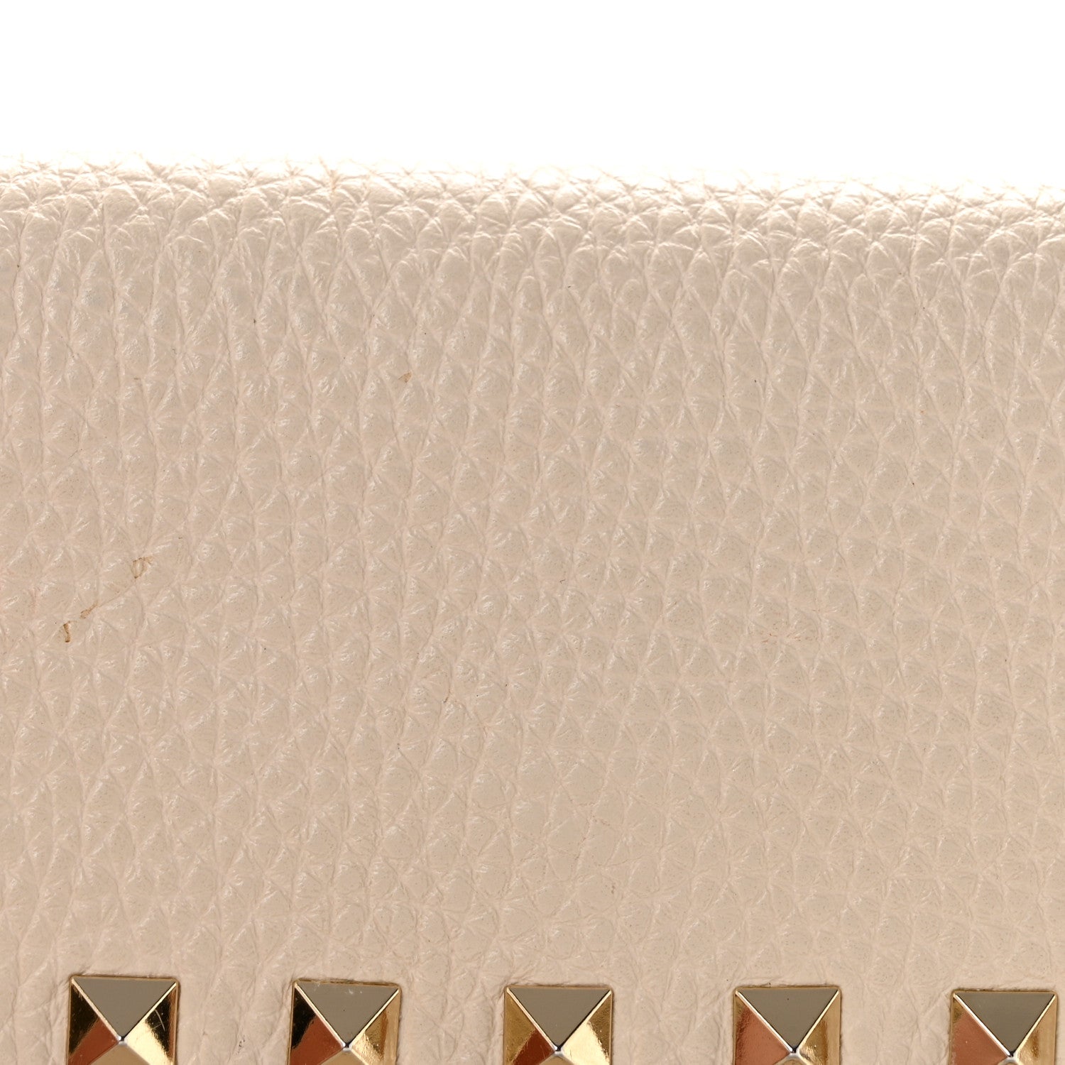 Valentino Garavani Grainy Calfskin Rockstud Crossbody Pouch Light Ivory 6 of 12