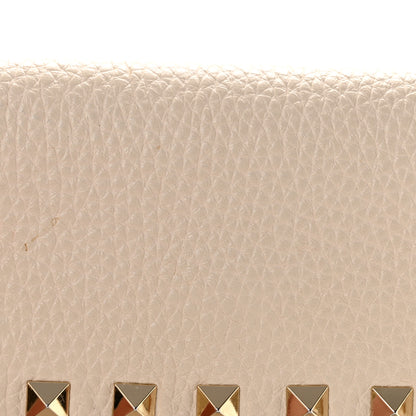 Valentino Garavani Grainy Calfskin Rockstud Crossbody Pouch Light Ivory 6 of 12