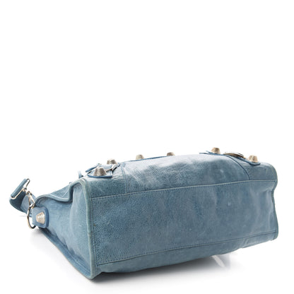 Balenciaga Agneau Giant 21 Silver Hardware City Cyclade 4 of 10